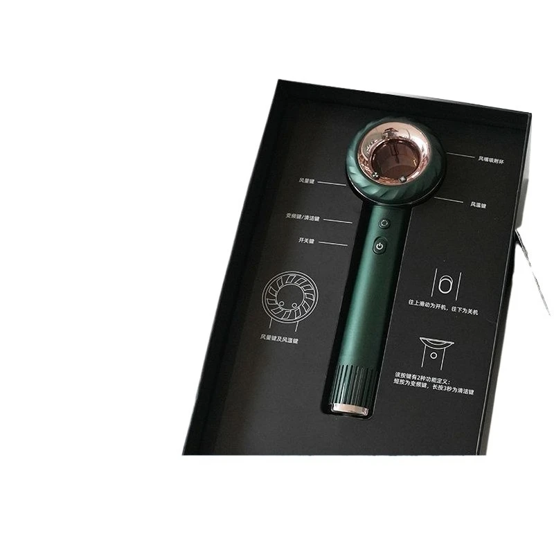 Hair Care Orange - Colorful high-power high-speed hair dryer, household
