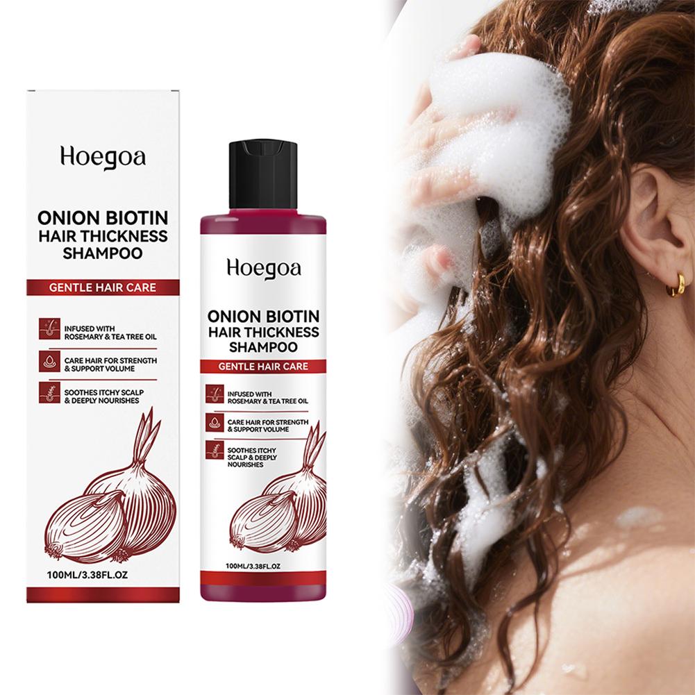 100ml Onion Biotin Shampoo Ant - Biotin Shampoo Thickening ulasan dan harga