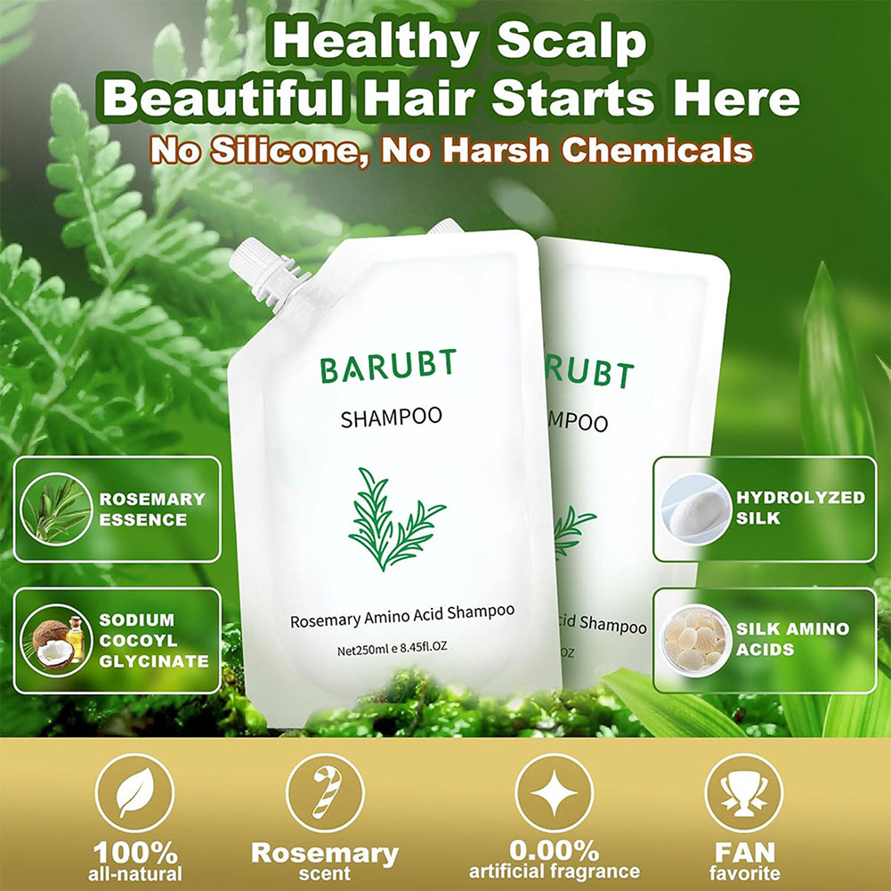 250ml Rosemary Shampoo,Rosemar - Biotin Shampoo Thickening ulasan dan harga