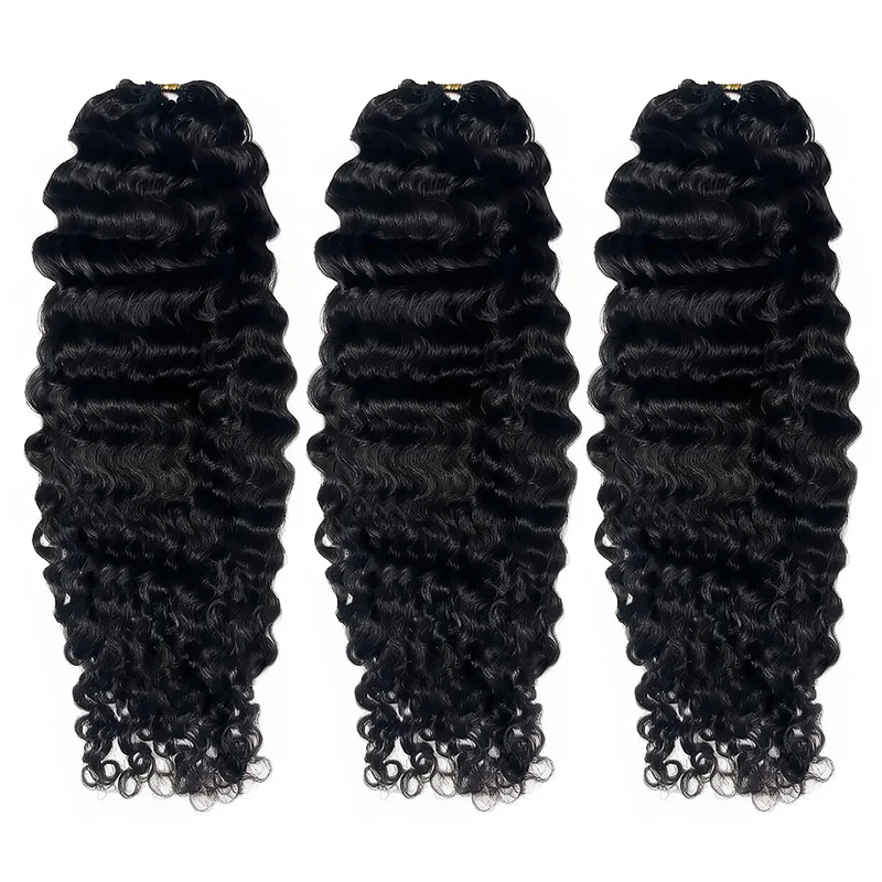 Deep Wave Feathered Crochet 10 - Hair Care For Wavy Hair ulasan dan harga