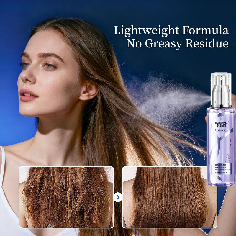 100ml Hair Essential Oil Spray - Hair Care For Wavy Hair ulasan dan harga
