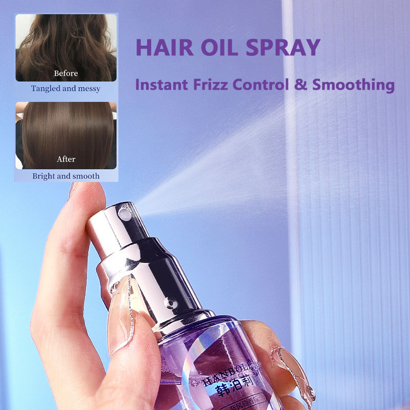 100ml Hair Essential Oil Spray - Hair Care For Wavy Hair ulasan dan harga