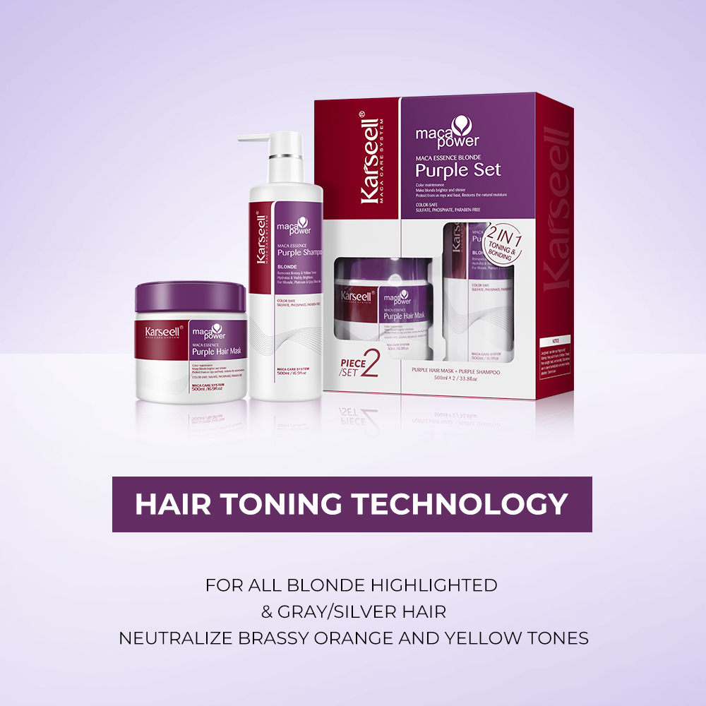 Karseell Purple Hair Mask Purp - Purple Toning Shampoo ulasan dan harga