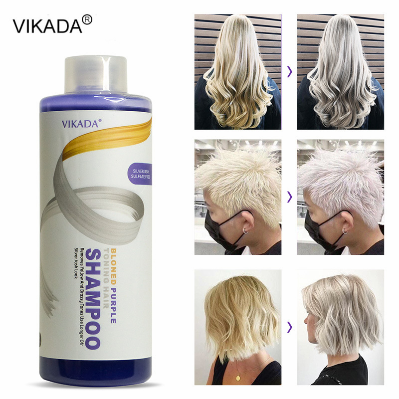 Vikada Blonde Purple Hair Sham - Purple Toning Shampoo ulasan dan harga