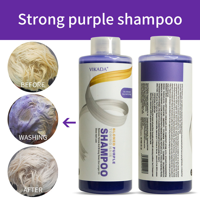 Vikada Blonde Purple Hair Sham - Purple Toning Shampoo ulasan dan harga