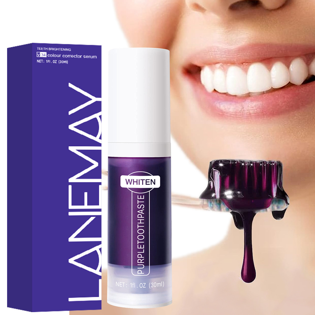 Purple Toothpaste Color Correc - Purple Toning Shampoo ulasan dan harga