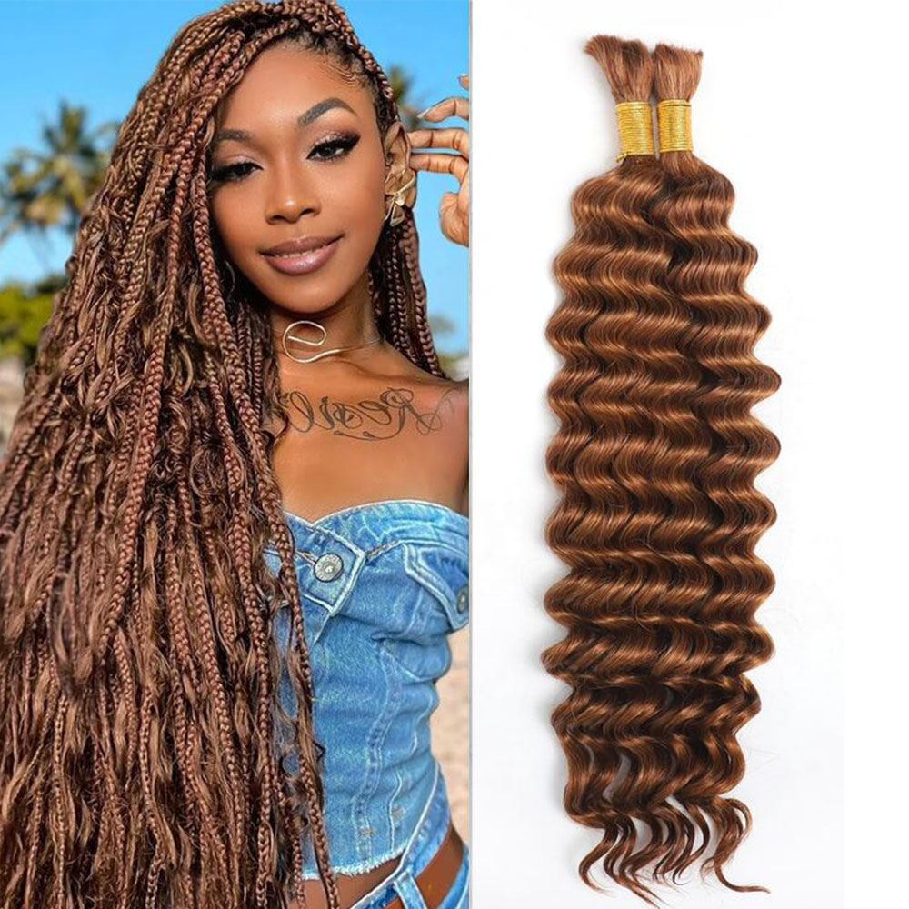 18inch Deep Wave Bulks 100G 2  - Hair Care For Wavy Hair ulasan dan harga