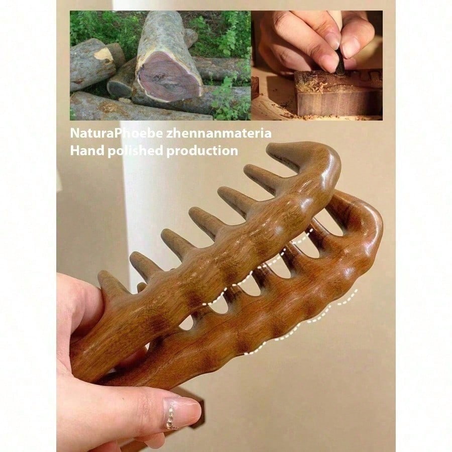1‑Piece Natural Sandalwood Wid - Hair Care For Wavy Hair ulasan dan harga