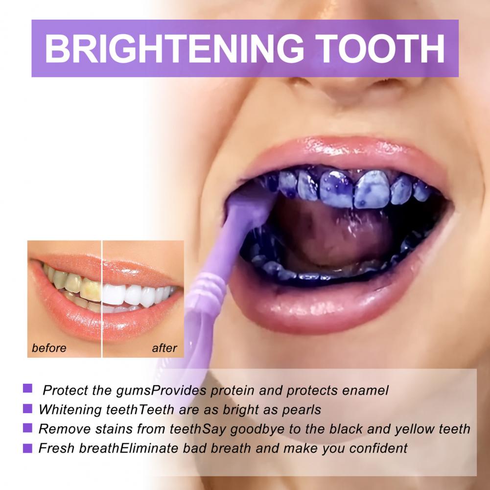 30ML Purple Blue Color Teeth W - Purple Toning Shampoo ulasan dan harga