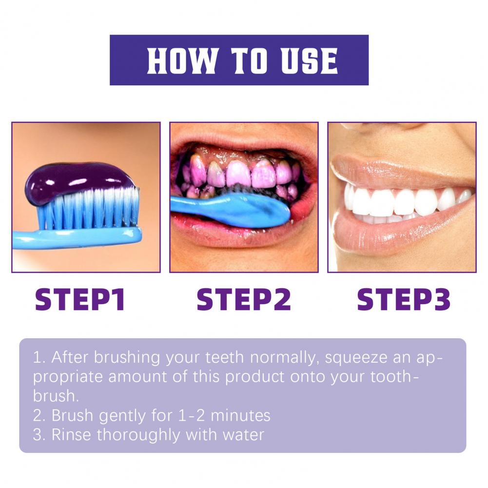 30ML Purple Blue Color Teeth W - Purple Toning Shampoo ulasan dan harga
