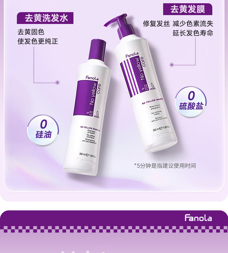 Italian Fanola Purple Shampoo  - Hair Care Orange ulasan dan harga