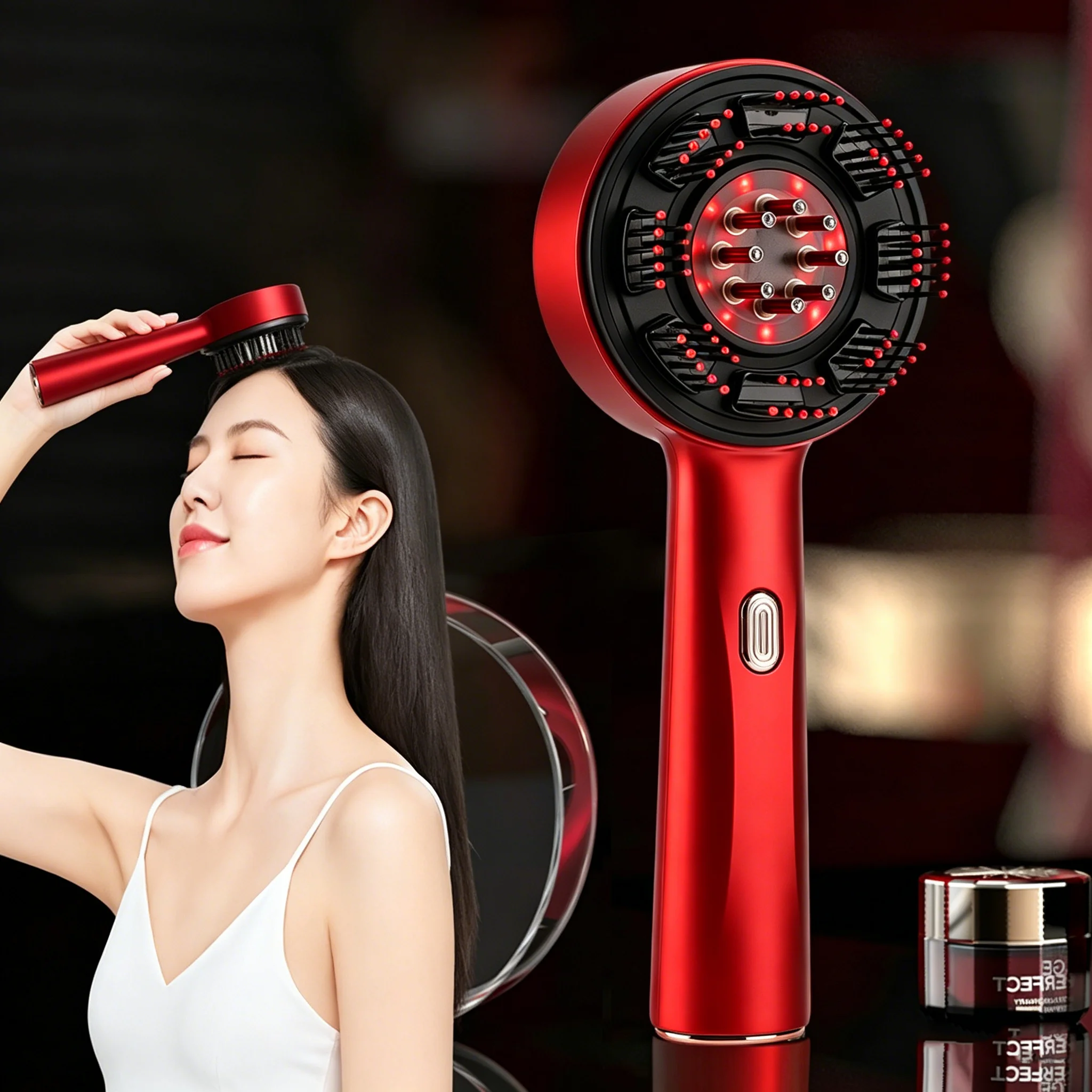 Electric Massage Comb Portable - Hair Care Essential ulasan dan harga