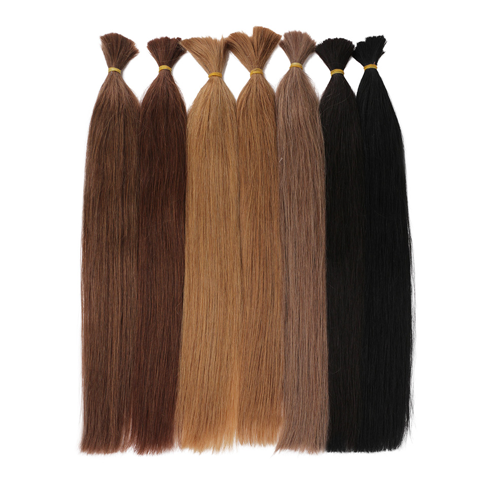 Ginger Human Hair Bulk 350# No - Hair Care Orange ulasan dan harga