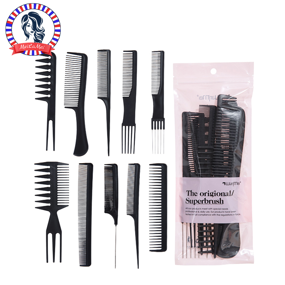 10 Piece Hair Comb Set, Anti-s - Hair Care Essential ulasan dan harga
