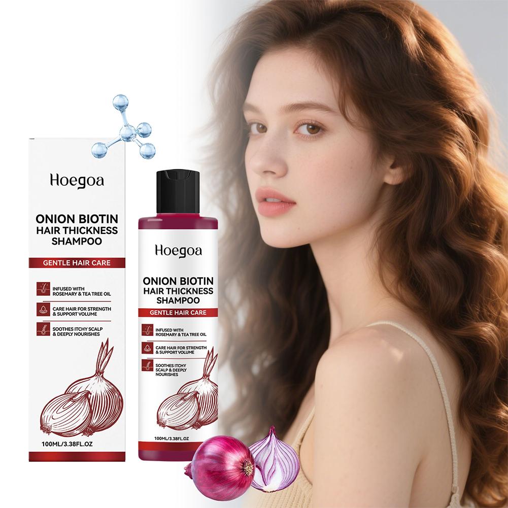 100ml Onion Biotin Shampoo for - Biotin Shampoo Thickening ulasan dan harga