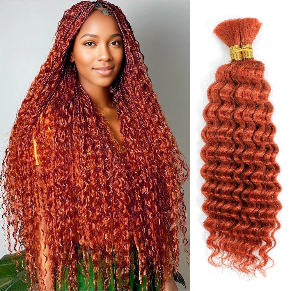 Boho Braids Human Hair 100g/PC - Hair Care Orange ulasan dan harga