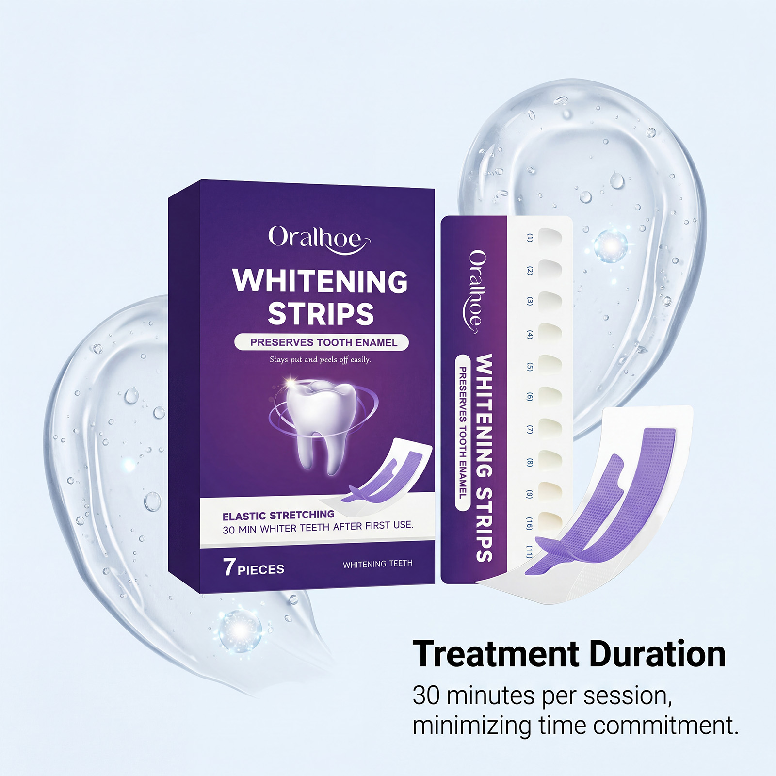 Purple Teeth Whitening Strips  - Purple Toning Shampoo ulasan dan harga