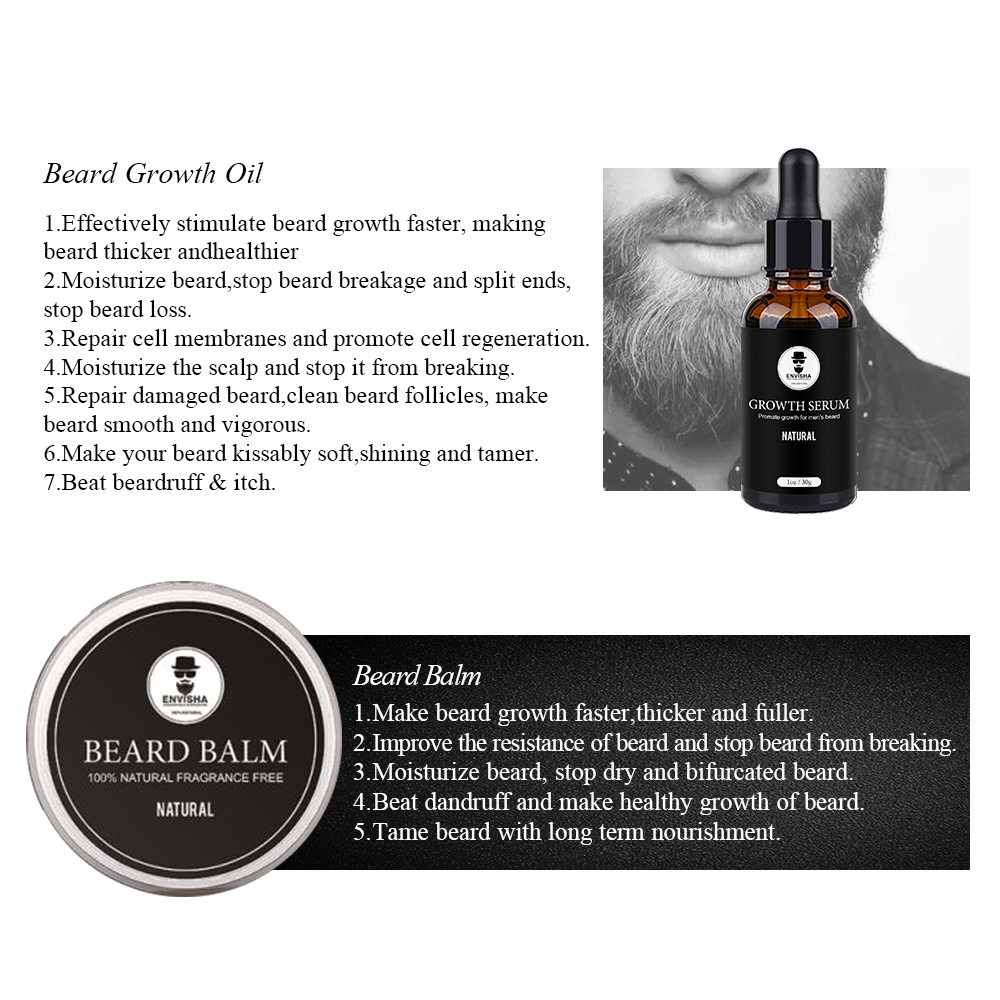 ENVISHA Beard Care Set Growth  - Hair Care Orange ulasan dan harga