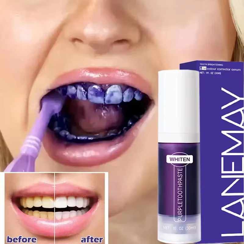 V34 Purple Teeth Whitening Too - Purple Toning Shampoo ulasan dan harga