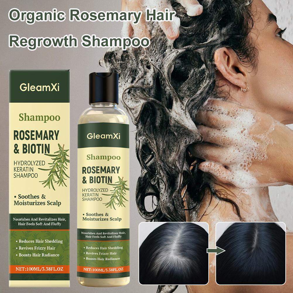 GleamXi Rosemary Biotin Shampo - Biotin Shampoo Thickening ulasan dan harga