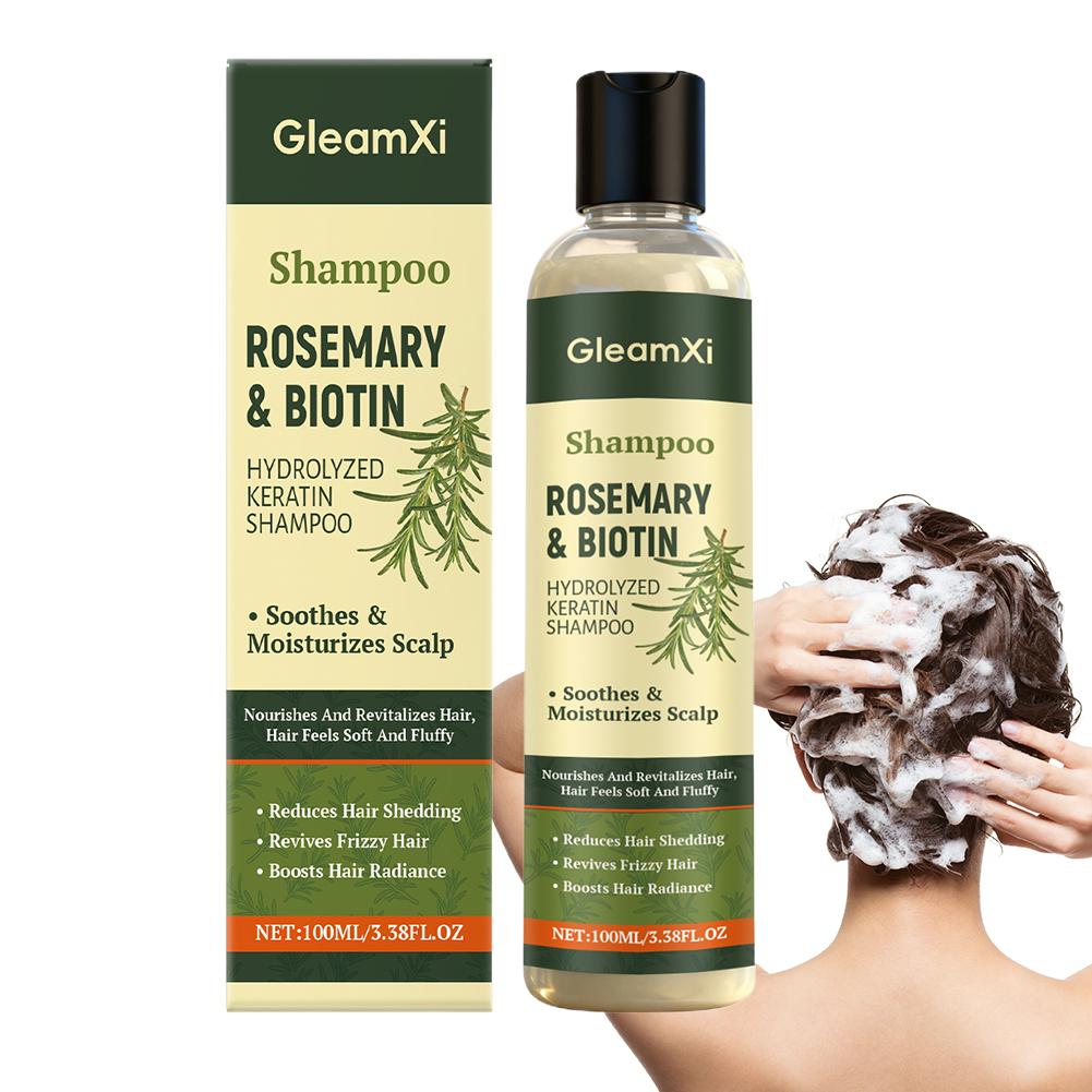 GleamXi Rosemary Biotin Shampo - Biotin Shampoo Thickening ulasan dan harga