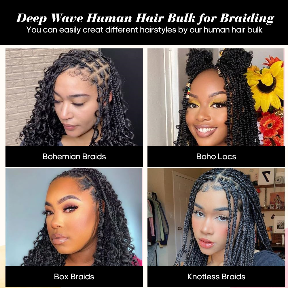 Human Braiding Hair for Boho B - Hair Care For Wavy Hair ulasan dan harga