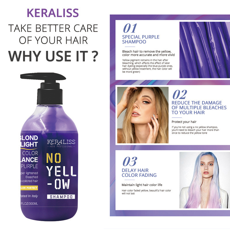 Color-locking shampoo Mask Blo - Purple Toning Shampoo ulasan dan harga