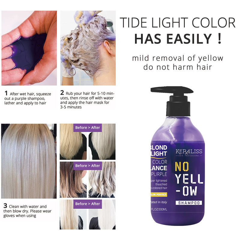 Color-locking shampoo Mask Blo - Purple Toning Shampoo ulasan dan harga