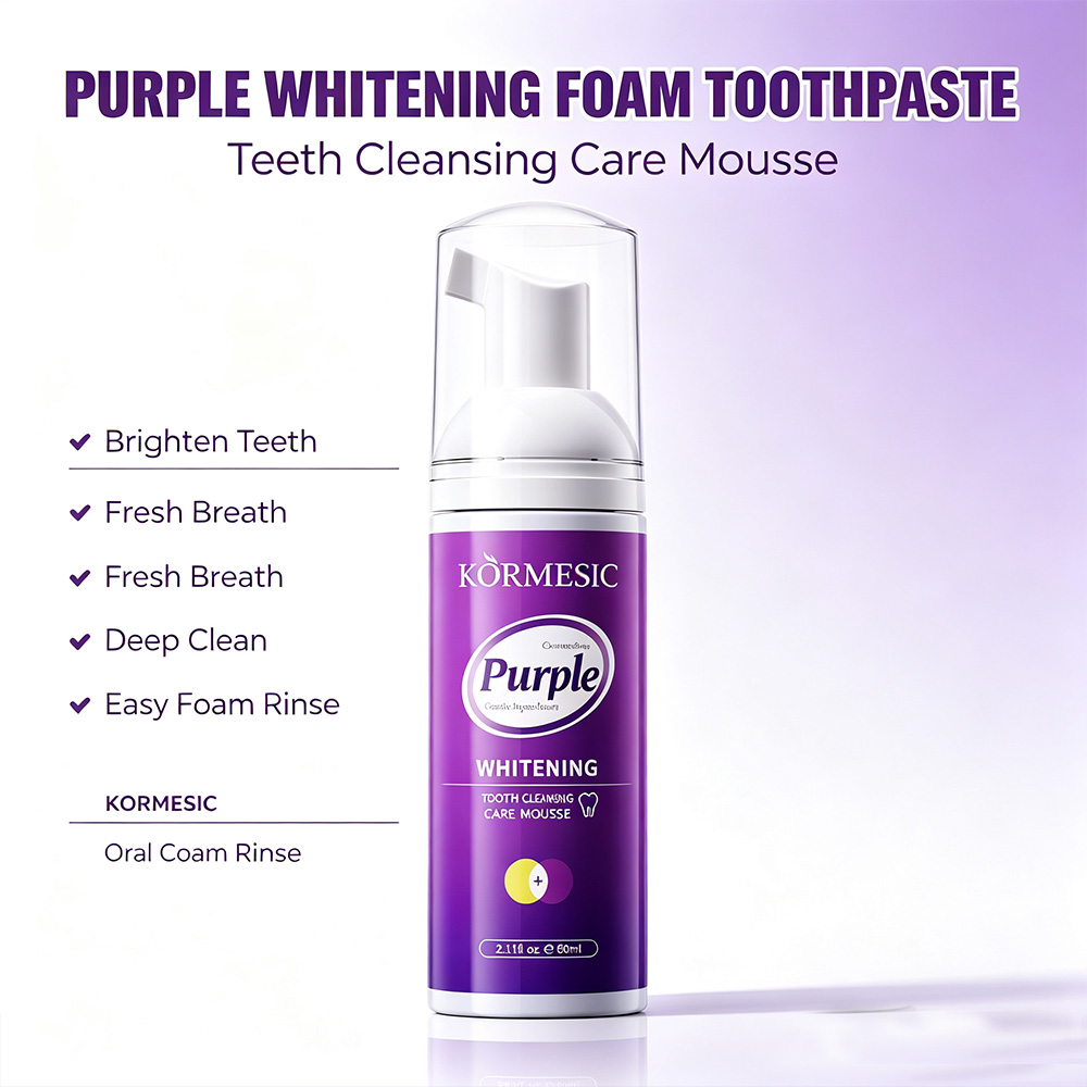 Purple Whitening Tooth Mousse  - Purple Toning Shampoo ulasan dan harga