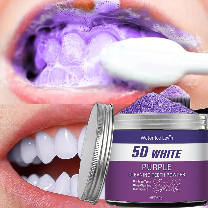 Purple Teeth Whitening Powder, - Purple Toning Shampoo ulasan dan harga