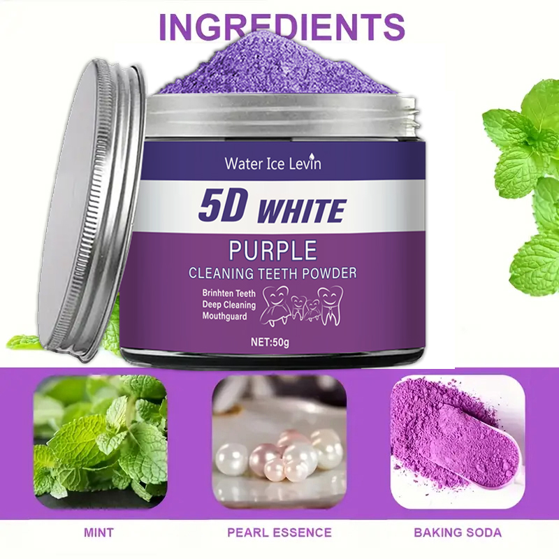 Purple Teeth Whitening Powder, - Purple Toning Shampoo ulasan dan harga