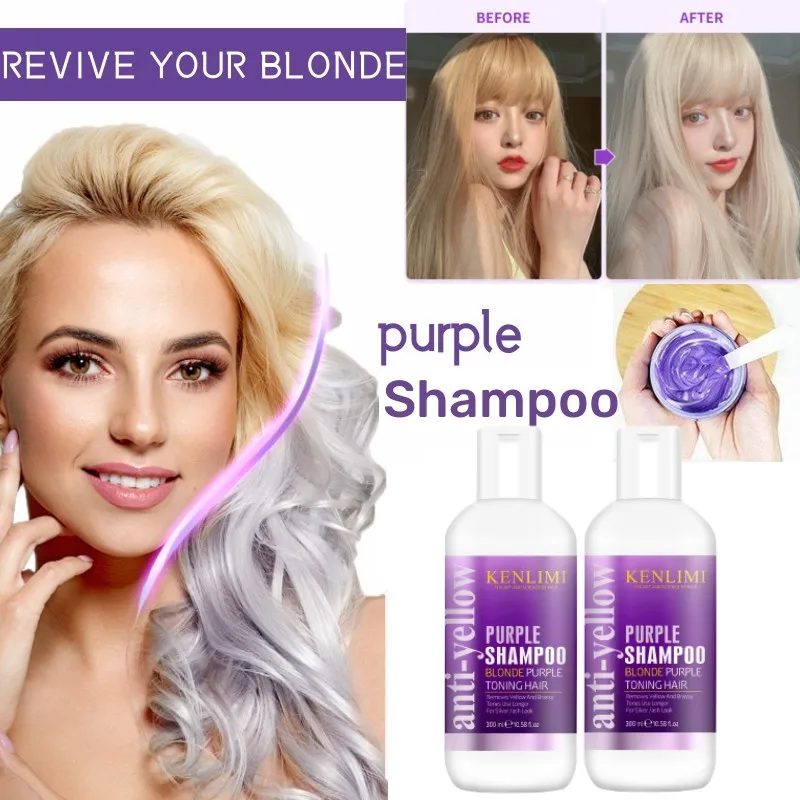 Purple Shampoo Blonde Platinum - Purple Toning Shampoo ulasan dan harga